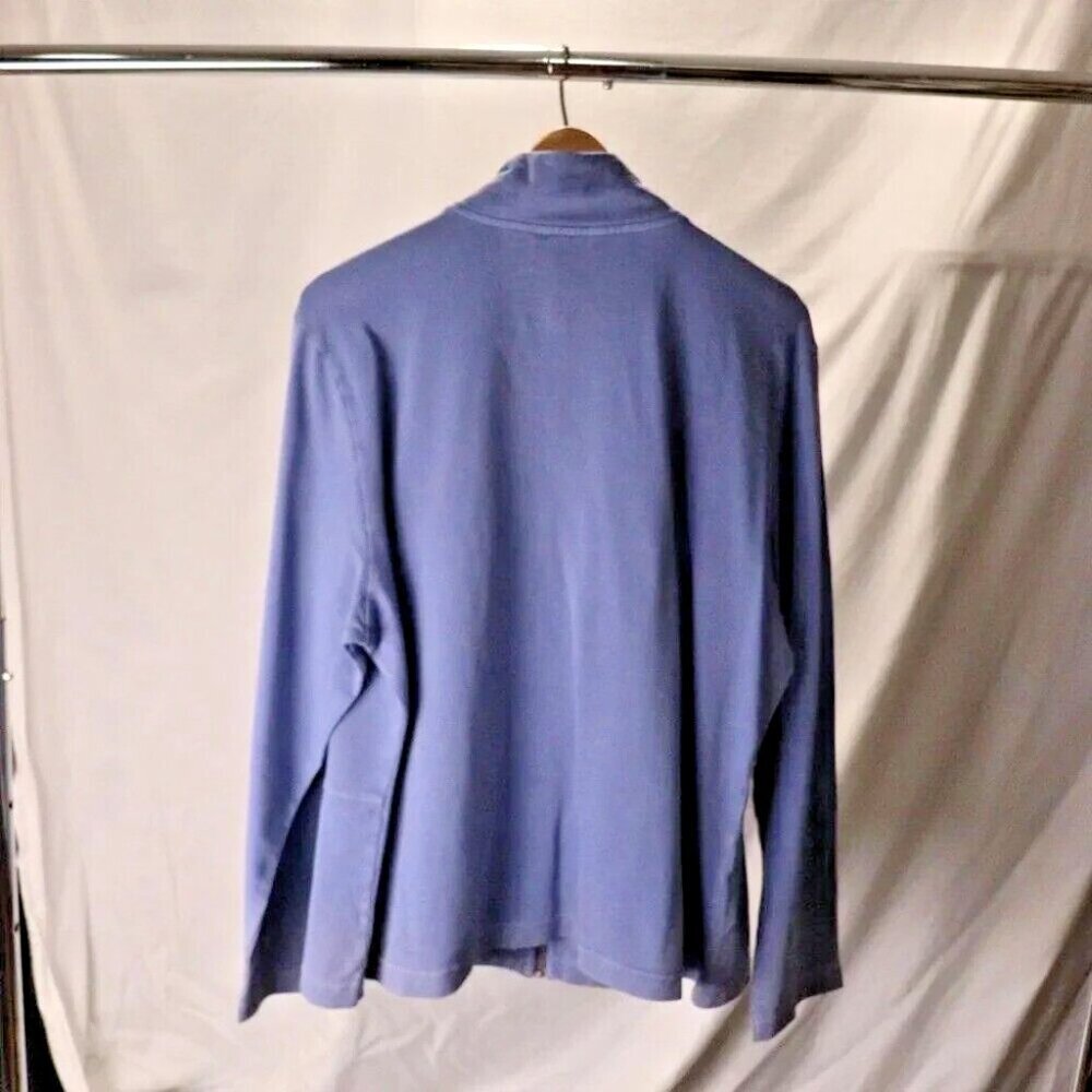 Karen Scott Sport Size XL jacket NWT blue women casual sports‎ wear pockets - Picture 2 of 8